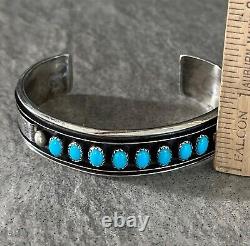 Vintage Native American Navajo Turquoise Sterling silver Bracelet