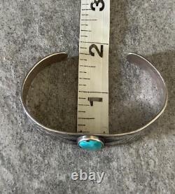 Vintage Native American Navajo Turquoise Sterling silver Bracelet