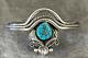 Vintage Native American Navajo Turquoise Sterling silver Bracelet 35+grams