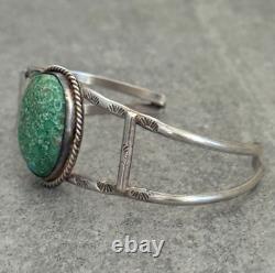 Vintage Native American Navajo Turquoise Sterling silver Bracelet 6.5 in