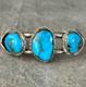 Vintage Native American Navajo Turquoise Sterling silver Bracelet SMALL 33+g