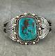 Vintage Native American Navajo Turquoise Sterling silver LARGE Bracelet 48+g