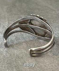 Vintage Native American Navajo Turquoise Sterling silver LARGE Bracelet 48+g