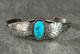 Vintage Native American Navajo light blue Turquoise Sterling silver Bracelet