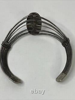 Vintage Native American Neck Cuff One Of A Kind Rare Jewelry Stainless Jasper