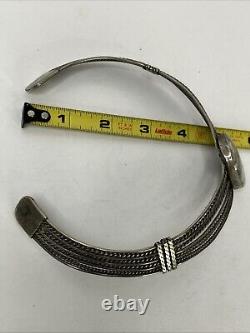 Vintage Native American Neck Cuff One Of A Kind Rare Jewelry Stainless Jasper