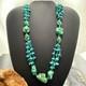 Vintage Native American Rough & Chunky Turquoise & Beads 22 Necklace For Women