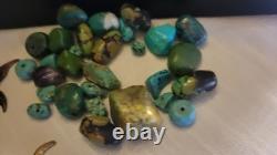 Vintage Native American Southwest Jewelry Lot, Turquoise, Sterling, Beaded, coral