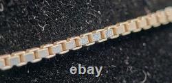 Vintage Native American Sterling 925 Turquoise & Coral Pendant On Italian Chain