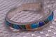Vintage Native American Sterling Silver 925 Multi-Gemstone 6.25 Cuff (Grp. 5)