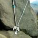 Vintage Native American Sterling Silver Bird Fetish Necklace