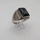 Vintage Native American Sterling Silver Black Onyx Ring Size 11.5 Unsigned
