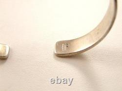 Vintage Native American Sterling Silver Cuff Bracelet