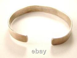 Vintage Native American Sterling Silver Cuff Bracelet