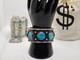 Vintage Native American Sterling Silver Jewelry with Large Turquoise Stones