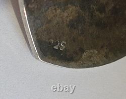 Vintage Native American Sterling Silver Kokopelli Dancers Sun Cuff Bracelet 7in