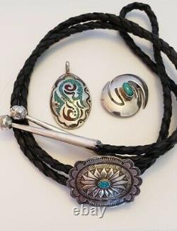 Vintage Native American Sterling Silver & Southwestern Jewelry Lot