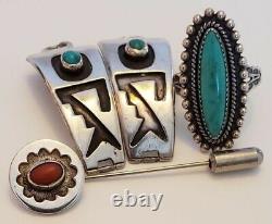 Vintage Native American Sterling Silver & Southwestern Jewelry Lot