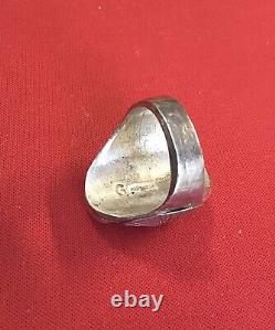 Vintage Native American Sterling Silver Turquoise Ring