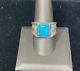 Vintage Native American Sterling Silver Turquoise Ring By Silver Cloud Jewelry