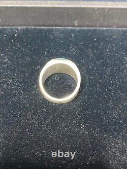 Vintage Native American Sterling Silver Turquoise Ring By Silver Cloud Jewelry