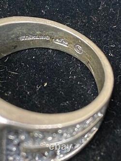 Vintage Native American Sterling Silver Turquoise Ring By Silver Cloud Jewelry