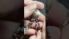 Vintage Native American Sterling Story Teller Turquoise Coral Spiny Oyster Dangle Earrings