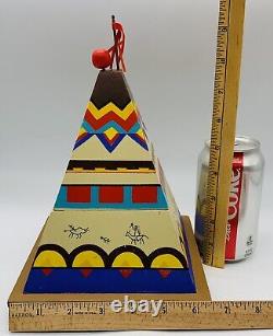 Vintage Native? American Style? Musical TeePee Jewelry Box? Indian Love Call