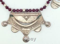 Vintage Native American Style Sterling Silver Necklace Size 16