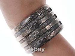 Vintage Native American Tufa Cast Cuff bracelet