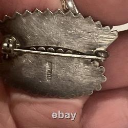 Vintage Native American Turquoise Brooch