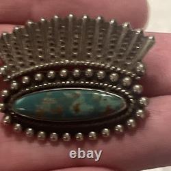 Vintage Native American Turquoise Brooch