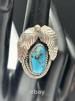 Vintage Native American Turquoise Feather Necklace Set Artisan Signed Yazzie