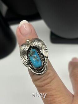 Vintage Native American Turquoise Feather Necklace Set Artisan Signed Yazzie