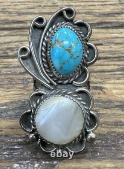 Vintage Native American Turquoise Jewelry Size 7 1/4