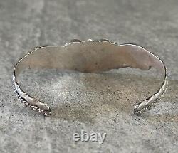 Vintage Native American ZUNI NELSON HARRY Turquoise Sterling silver Bracelet