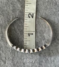 Vintage Native American ZUNI Turquoise Carinated Sterling silver Bracelet