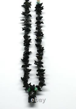 Vintage Native American Zuni Carved Fetish Necklace Jewelry
