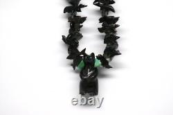 Vintage Native American Zuni Carved Fetish Necklace Jewelry