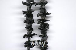 Vintage Native American Zuni Carved Fetish Necklace Jewelry