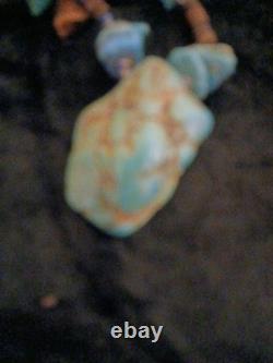 Vintage Native American Zuni Multi-Gemstone Carved Animal Fetish Necklace 28