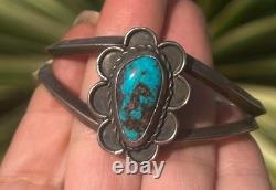 Vintage Native American petite Turquoise cuff bracelet