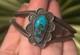Vintage Native American petite Turquoise cuff bracelet