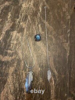 Vintage Native American sterling silver jewelry