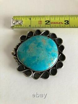 Vintage Native American turquoise pendant / Native American Jewelry