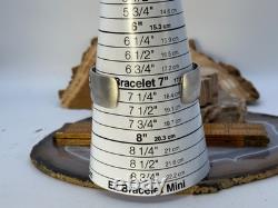 Vintage Native Hopi Sterling Silver Overlay Stamped Cuff Bracelet-2358.25