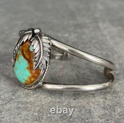 Vintage Native Native American Navajo Turquoise Sterling silver Bracelet