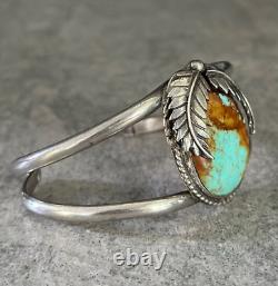 Vintage Native Native American Navajo Turquoise Sterling silver Bracelet