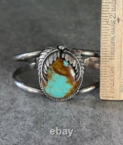 Vintage Native Native American Navajo Turquoise Sterling silver Bracelet