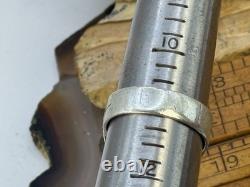 Vintage Native Navajo Sterling Silver Picture Jasper Ring sz 11-1923.26